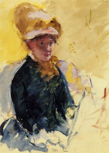 5 Mary Cassatt (1844-1926). self_portrait-1880